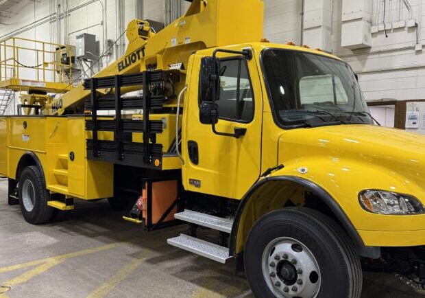 Second Elliott H60F HiReach Aerial Truck Delivered to the Illinois Tollway